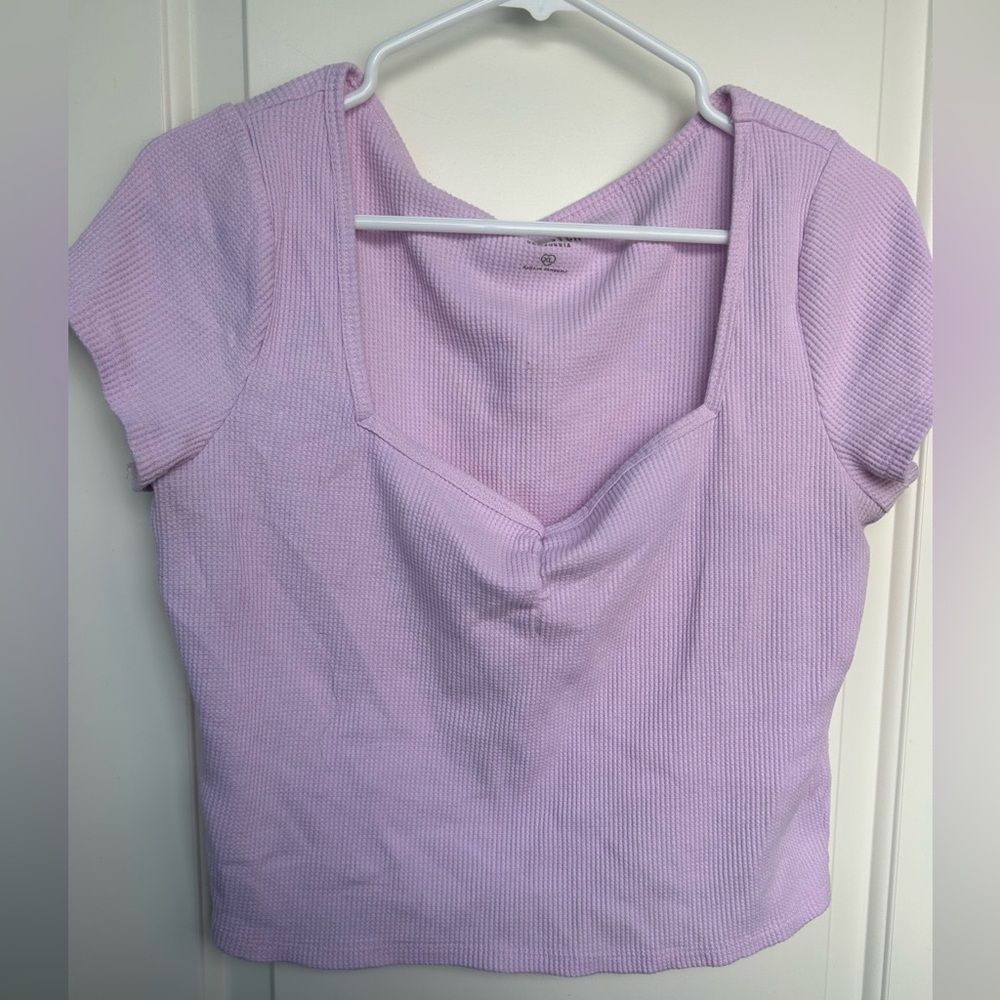 Hollister Light Pink Crop Top
